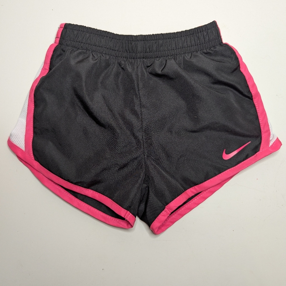 Nike Toddler's Athletic Shorts in Black and Pink